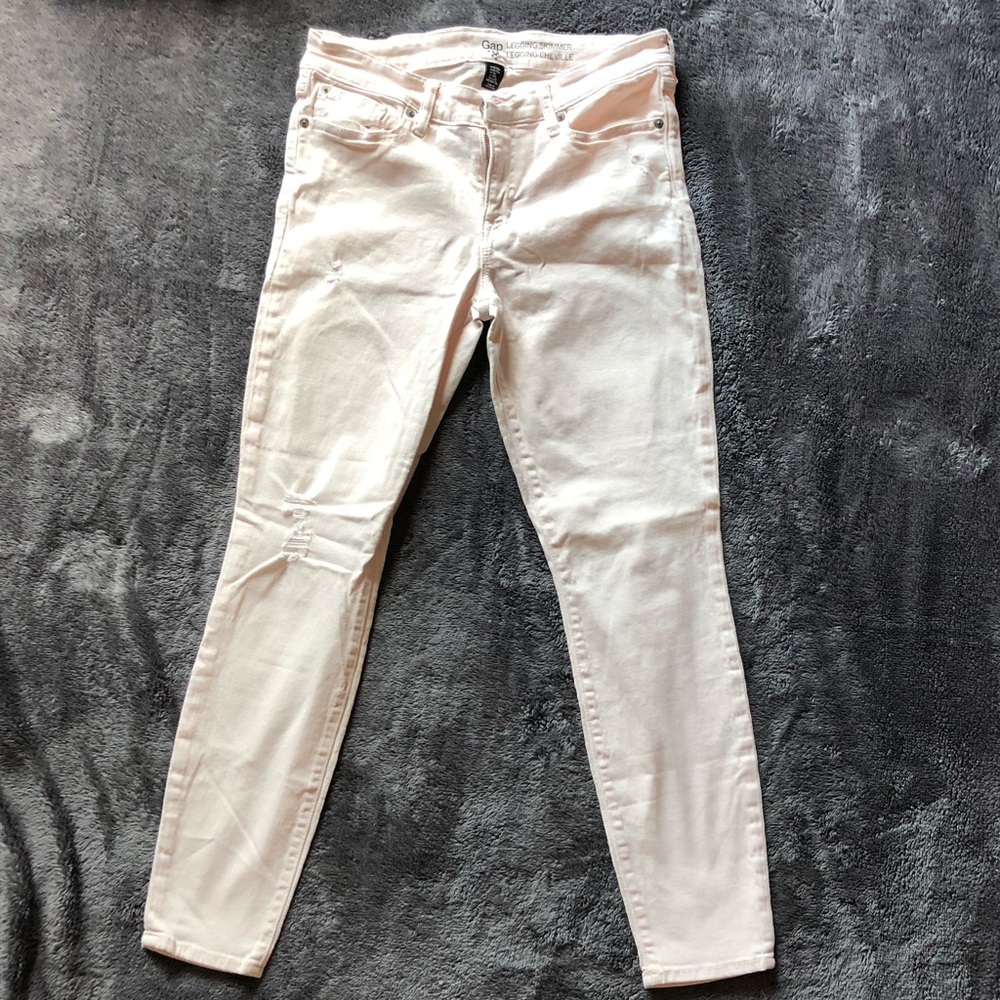 Gap Legging Skimmer Semi-Ripped Jeans
